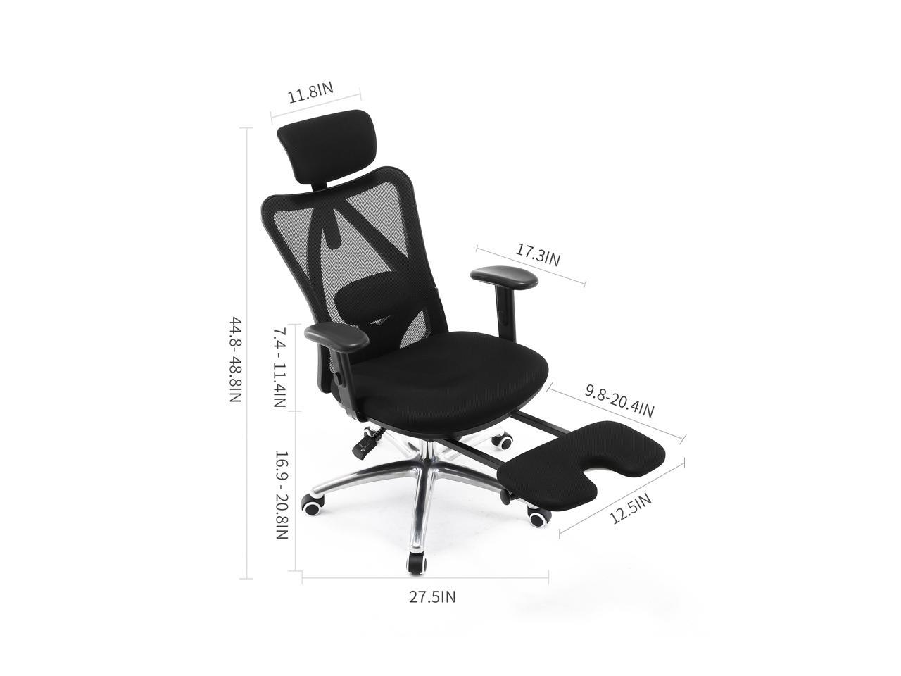 SIHOO Recliner Computer Office Chair with Adjustable S-Shaped